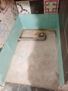 Photo de galerie - Réparation fuite  receveur douche 