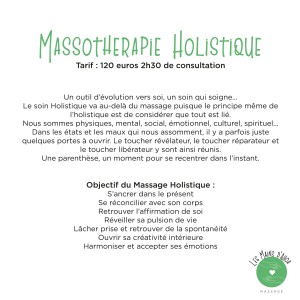 Photo de galerie - Massage holistique, une porte ouverte vers soi