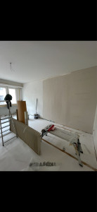 Photo de galerie - Ratissage en 3 passe +tramme anti fissure 
