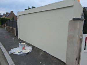 Photo de galerie - Mure peint avec peinture hydrofuge 