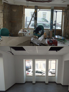 Photo de galerie - Locaux avant et après rénovation