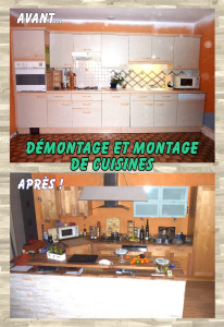 Photo de galerie - Démontage et montage de cuisine