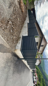 Photo de galerie - Maçonnerie de la fondation à la finition et pose de palissade tout fait par moi même ! 