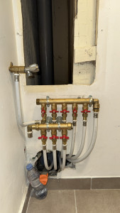 Photo de galerie - Déplacement et installation de la nouvelle nourrice d’eau 