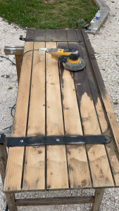 Photo de galerie - Décapage volet