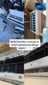 Photo de galerie - Climatisation comme neuve après un entretien ! 