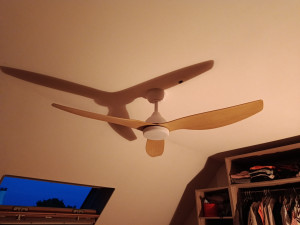 Photo de galerie - Installation de ventilateur de plafond