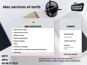 Photo de galerie - Ménage repassage courses sorties balade etc 