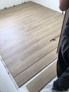 Photo de galerie - Pose de parquet