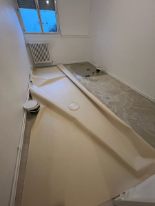 Photo de galerie - Pose de lino 