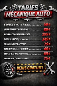 Photo de galerie - Prestation mécanique 