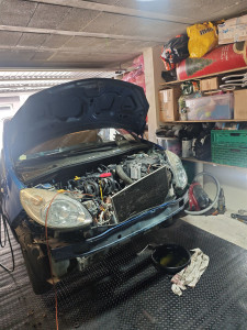 Photo de galerie - Changement radiateur refroidissement moteur 
remplacement kit complet allumage 
vidange moteur 
passage valise 
essai dynamique du véhicule 