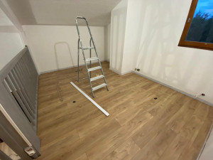 Photo de galerie - Pose de parquet - Revêtement de sol