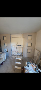 Photo de galerie - Meuble télé cheminée 