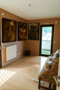 Photo de galerie - Décoration complète pour une future bibliothèque.
