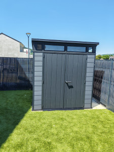 Photo de galerie - Montage abrit de jardin 5m2
