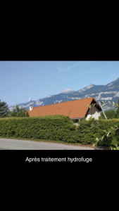 Photo de galerie - Après traitement hydrofuge coloré