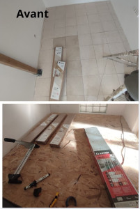 Photo de galerie - Pose de parquet - Revêtement de sol