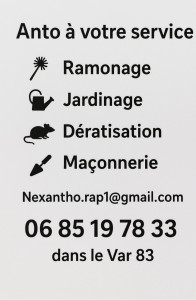 Photo de galerie - Maçonnerie, ramonage, jardinage