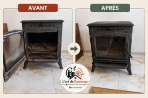 Photo de galerie - Ramonage poêle à bois 