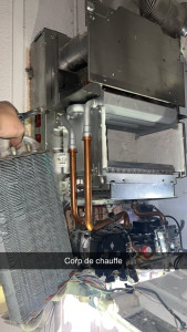 Photo de galerie - Remplacement corp de chauffe 