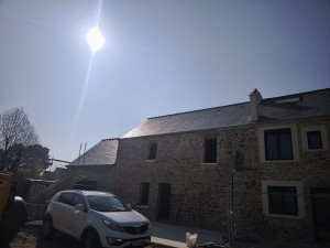 Photo de galerie - Maison neuve en 32 & 22 avec faîtage terre cuite 