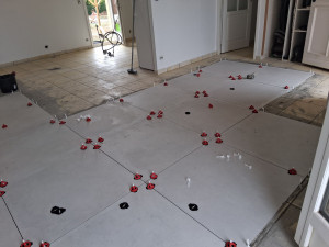 Photo de galerie - Pose de carrelage 
