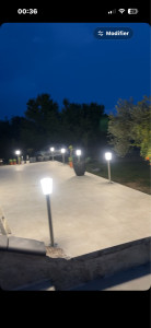 Photo de galerie - Installation, luminaire extérieur