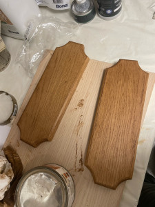 Photo de galerie - Trophée de chasse lasuré