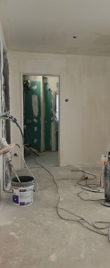 Photo de galerie - Préparation de mur et plafond 