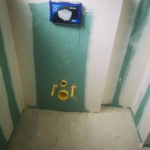 Photo de galerie - Bati-support geberit WC 
encastrable