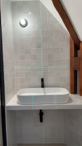Photo de galerie - Pose de miroir au laser 