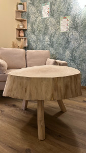 Photo de galerie - Table basse en chêne 