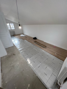 Photo de galerie - Pose de parquet - Revêtement de sol