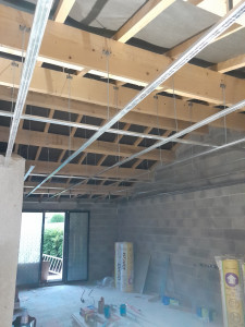 Photo de galerie - Préparation chantier placo pour chatière 01