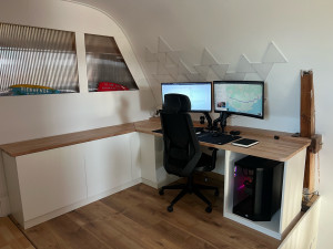 Photo de galerie - Réalisation d’un Bureau sur mesure 