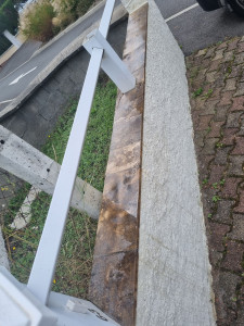 Photo de galerie - Nettoyage muret 
