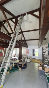 Photo de galerie - Installation de ventilateurs