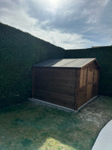 Photo de galerie - Montage d’un abri de jardin 