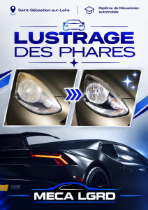 Photo de galerie - Lustrage de phares 