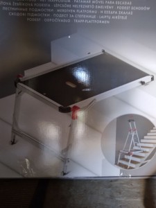Photo de galerie - Plateforme ingénieuse pour escalier 