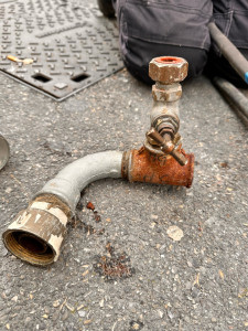 Photo de galerie - Remplacement raccord acier 