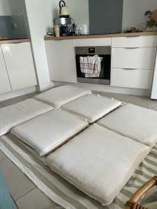 Photo de galerie - Création housse déhoussable jardin extérieur 