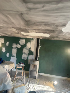 Photo de galerie - Préparation des murs et plafond