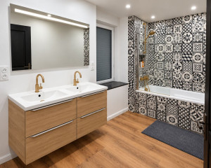 Photo de galerie - Création d'une salle de bain.