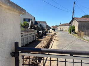Photo de galerie - Tranchée pour fondation 