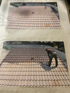 Photo de galerie - Mise en peinture toiture