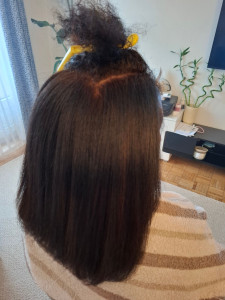 Photo de galerie - Brushing cheveux afro