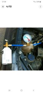 Photo de galerie - Charge clim R134A 
charge clim R1234YF
