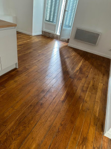 Photo de galerie - Reprise parquet avec cirage